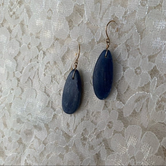 Genuine Kyanite Earrings - Picture 11 of 12